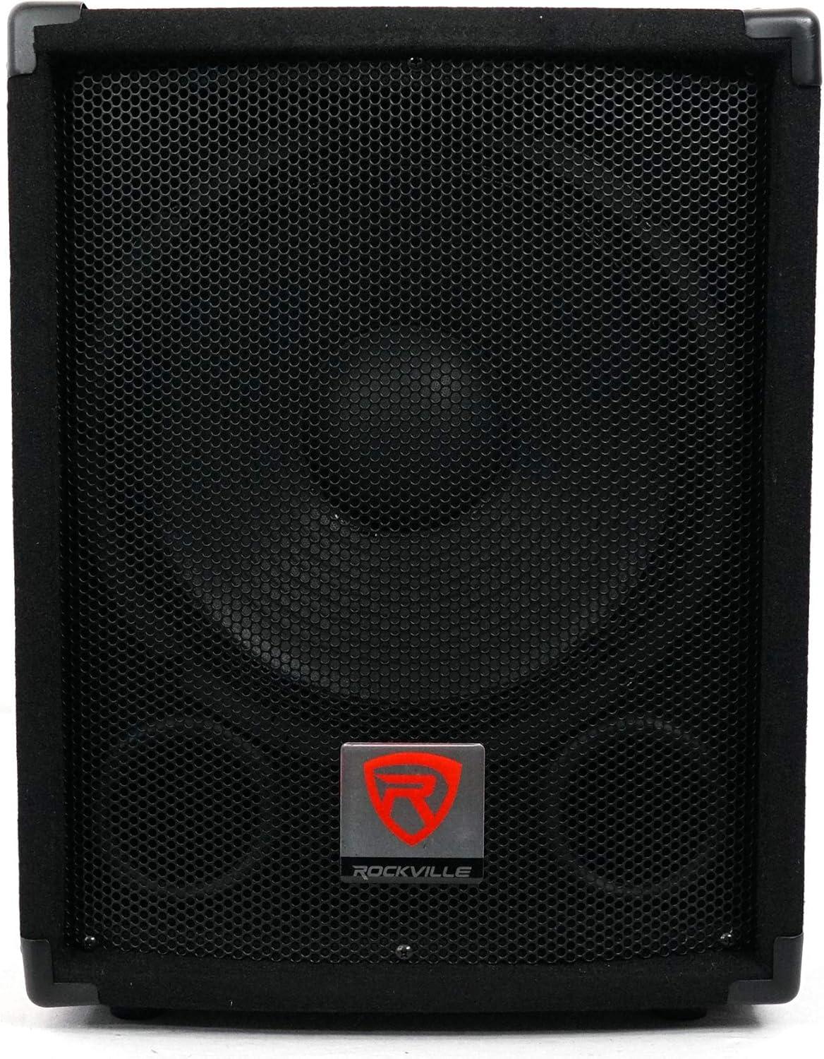 Rockville SBG1128 12" 600 Watt Passive Pro DJ Subwoofer, MDF Cabinet/Pole Mount