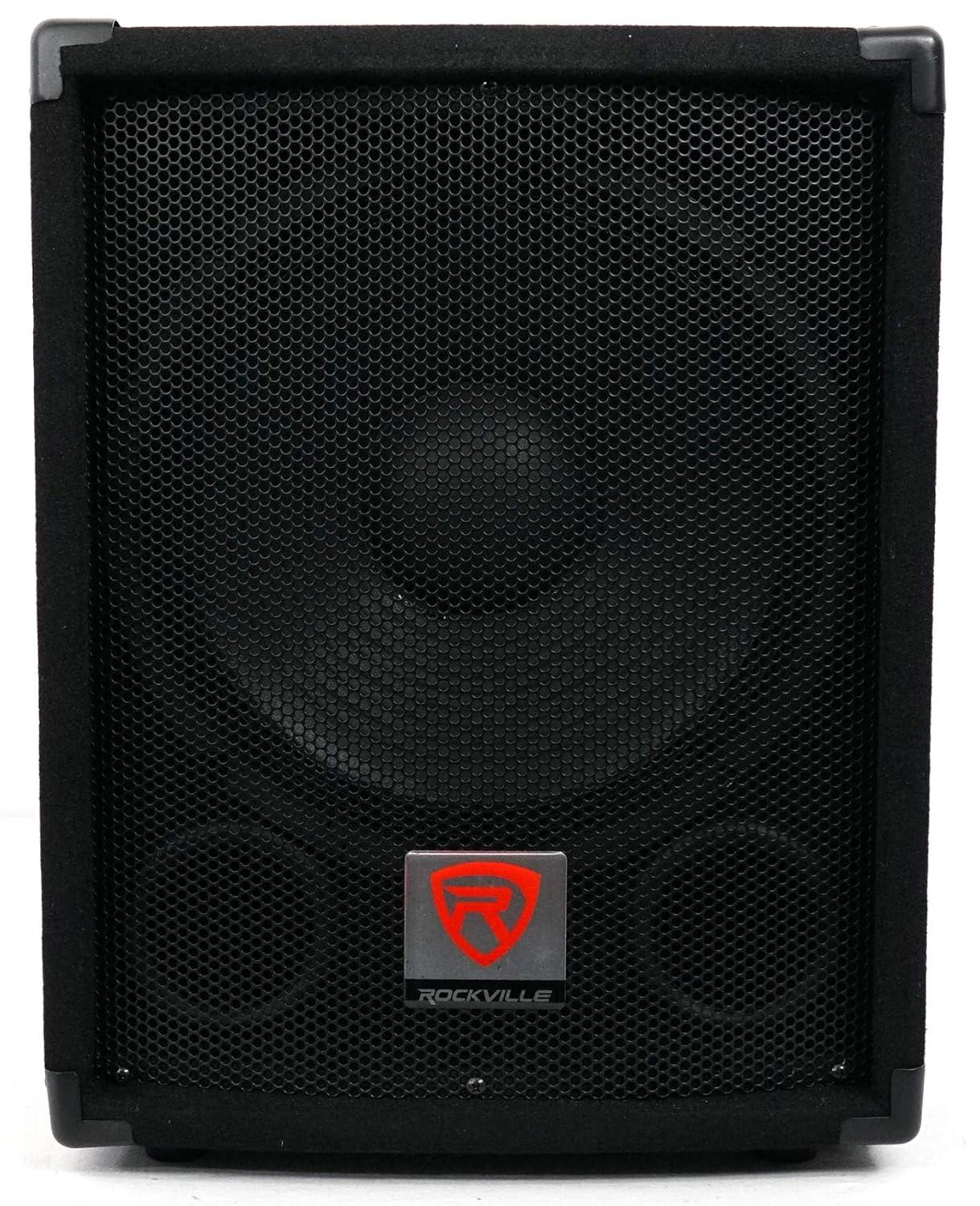 Rockville SBG1128 12" 600 Watt Passive Pro DJ Subwoofer, MDF Cabinet/Pole Mount