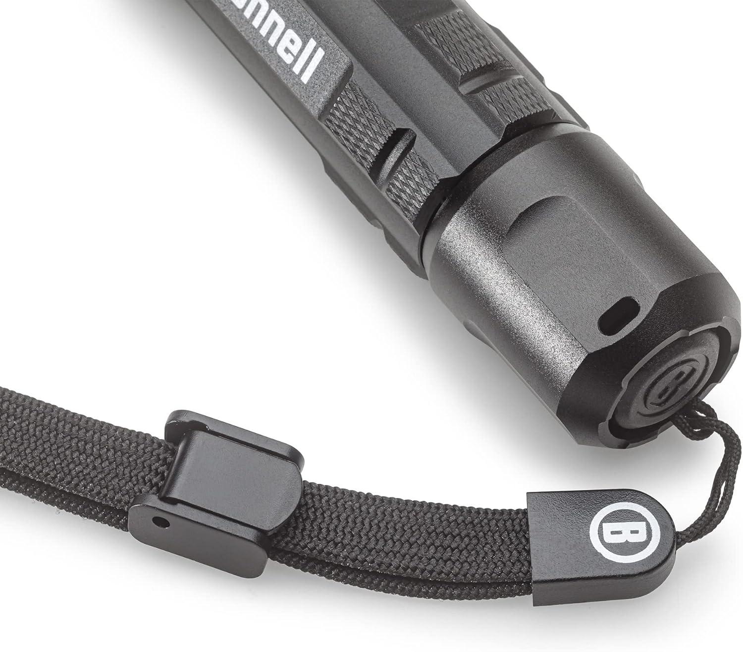 Bushnell Tactical Flashlight, 700 Lumens, Compact LED Construction, Uses Included CR123 Batteries or Rechargeable Battery| Police, Military, Hunting, Security