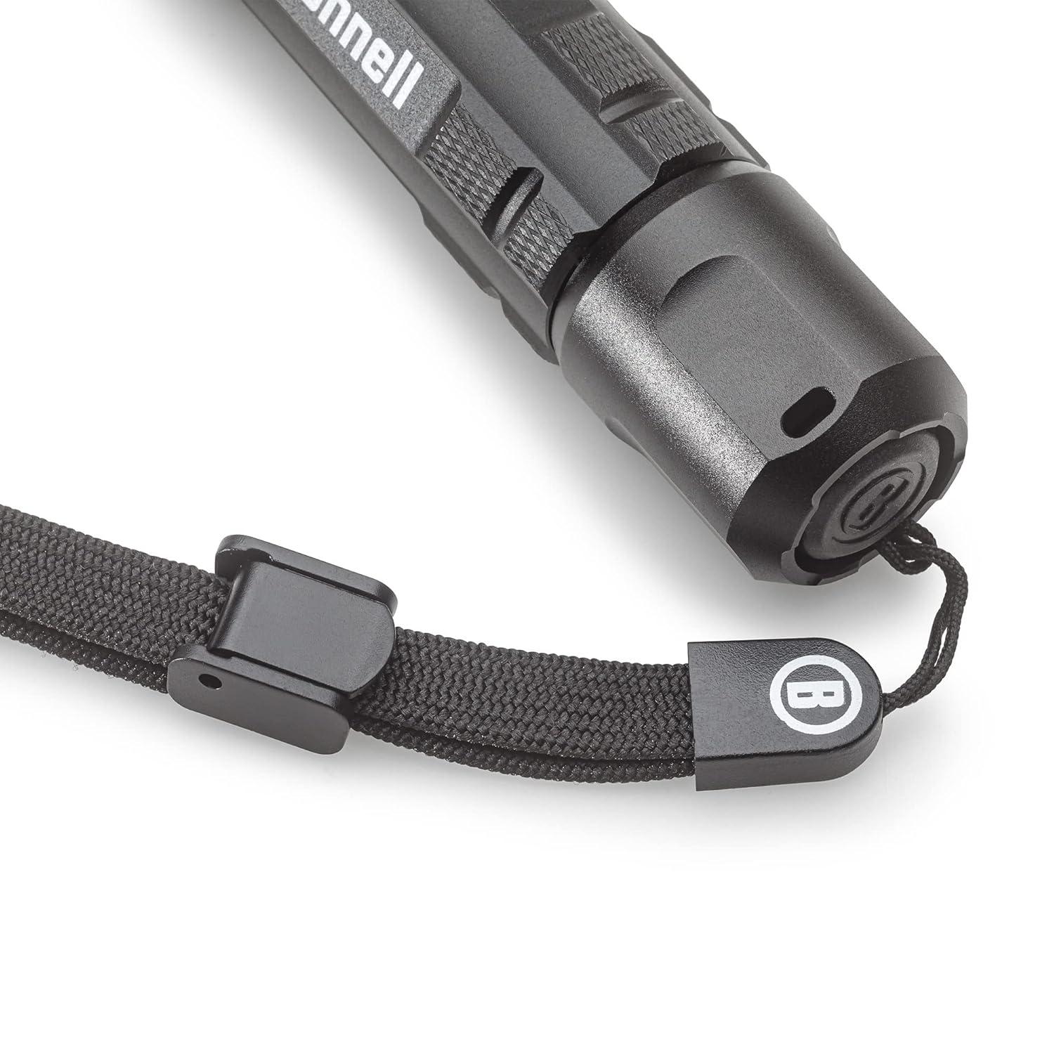 Bushnell Tactical Flashlight, 700 Lumens, Compact LED Construction, Uses Included CR123 Batteries or Rechargeable Battery| Police, Military, Hunting, Security