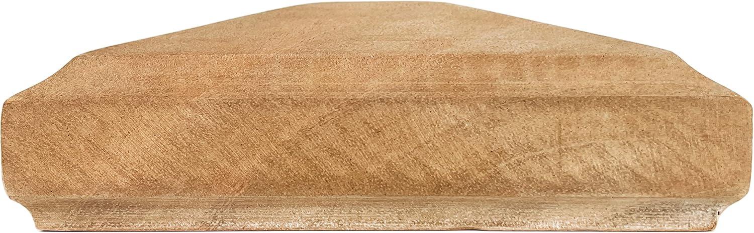 4x4 Traditional Wood Pyramid Post Cap by Captiva - One-Piece Miterless - 3/8" Extended Lip - (3-1/2" x 3-1/2")