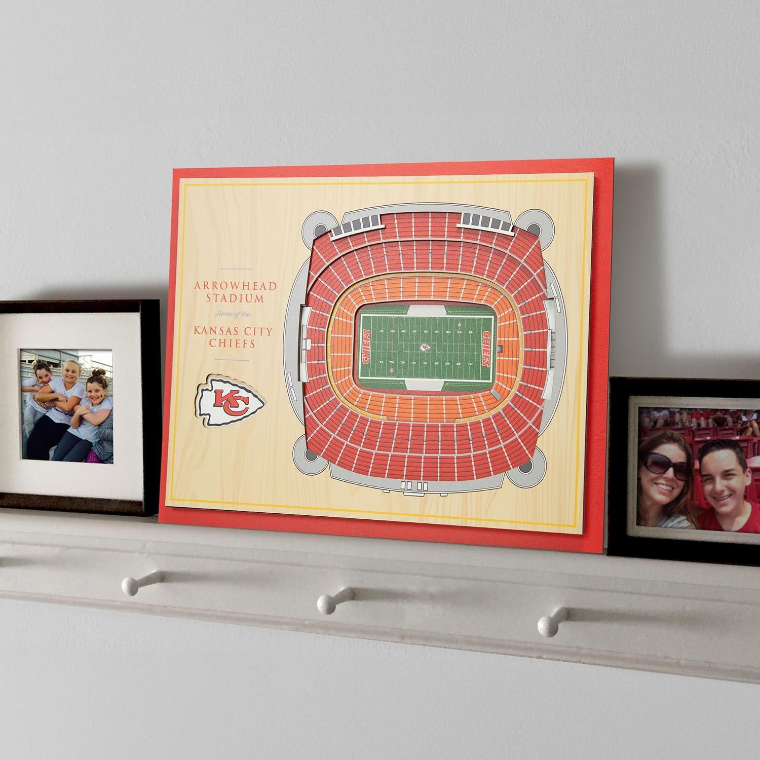YouTheFan NFL 5-Layer Stadiumview Wall Art