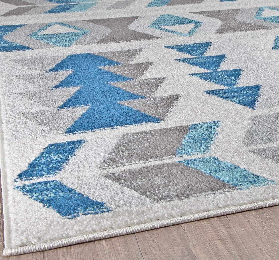 Rugs America Mika Geometric Contemporary Area Rug