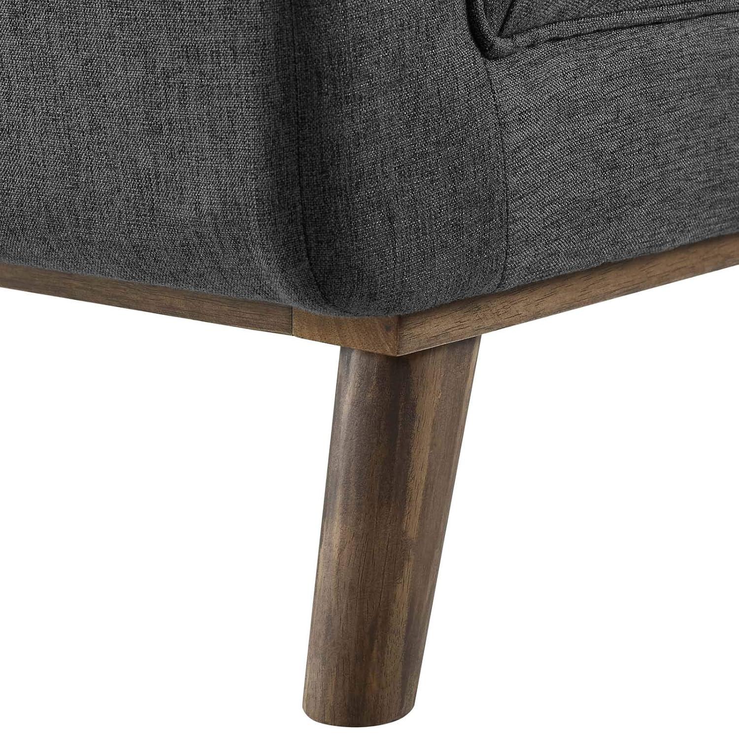 Modway Haven Tufted Button Upholstered Fabric Accent Bench