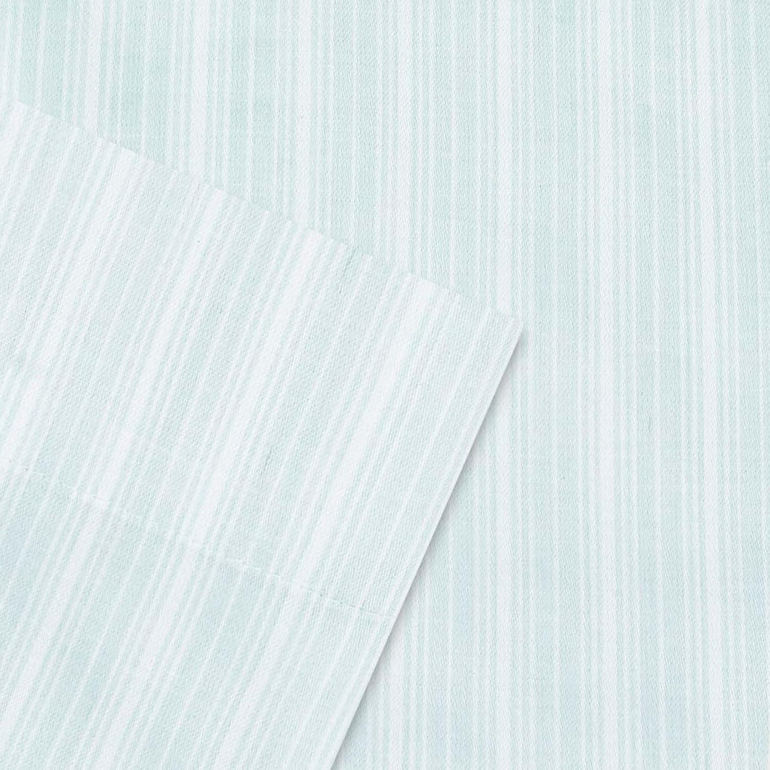Full 300 Thread Count Printed Pattern Cotton Sheet Set Blue Hint - Laura Ashley
