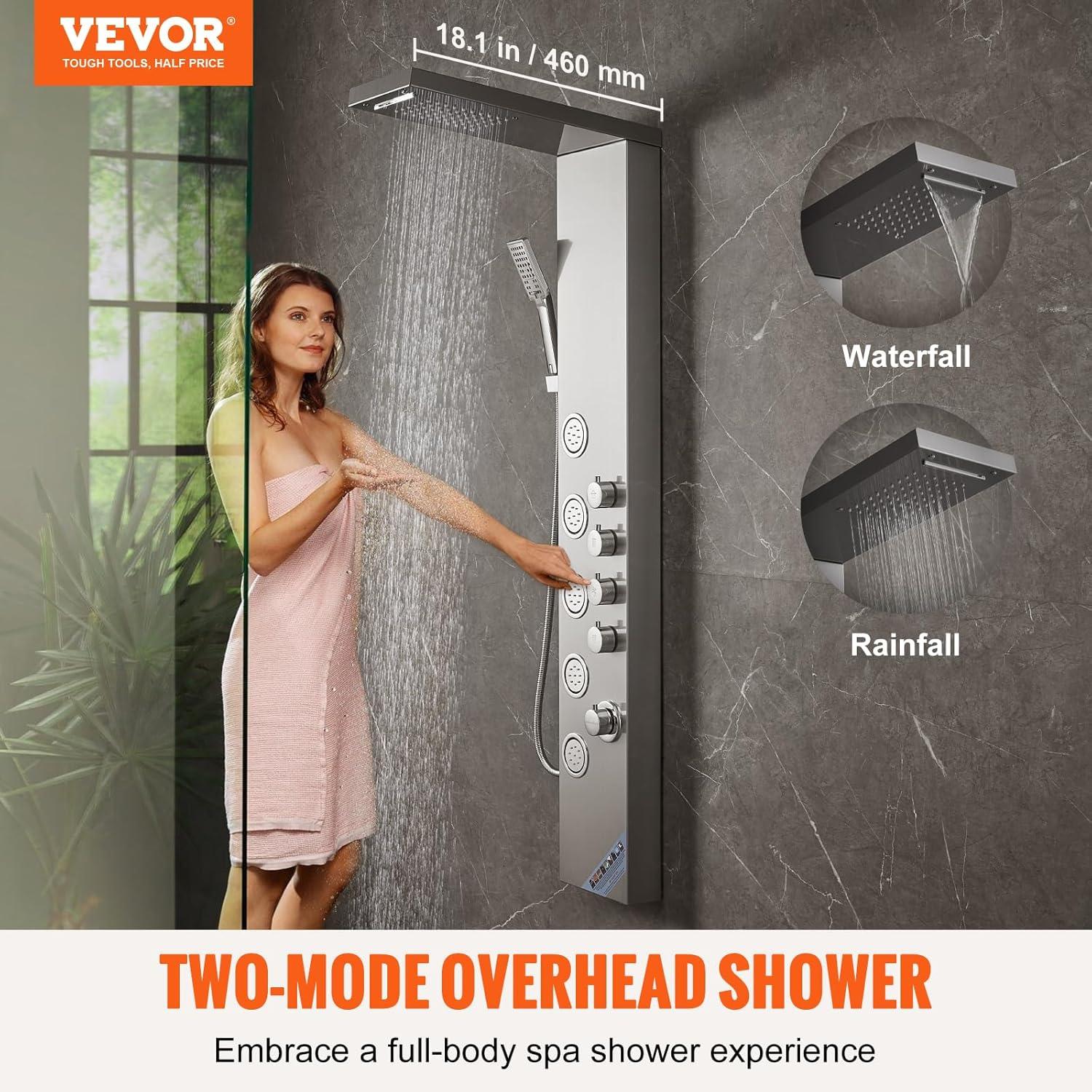 52.9'' Shower Panel with Full Body Shower Head