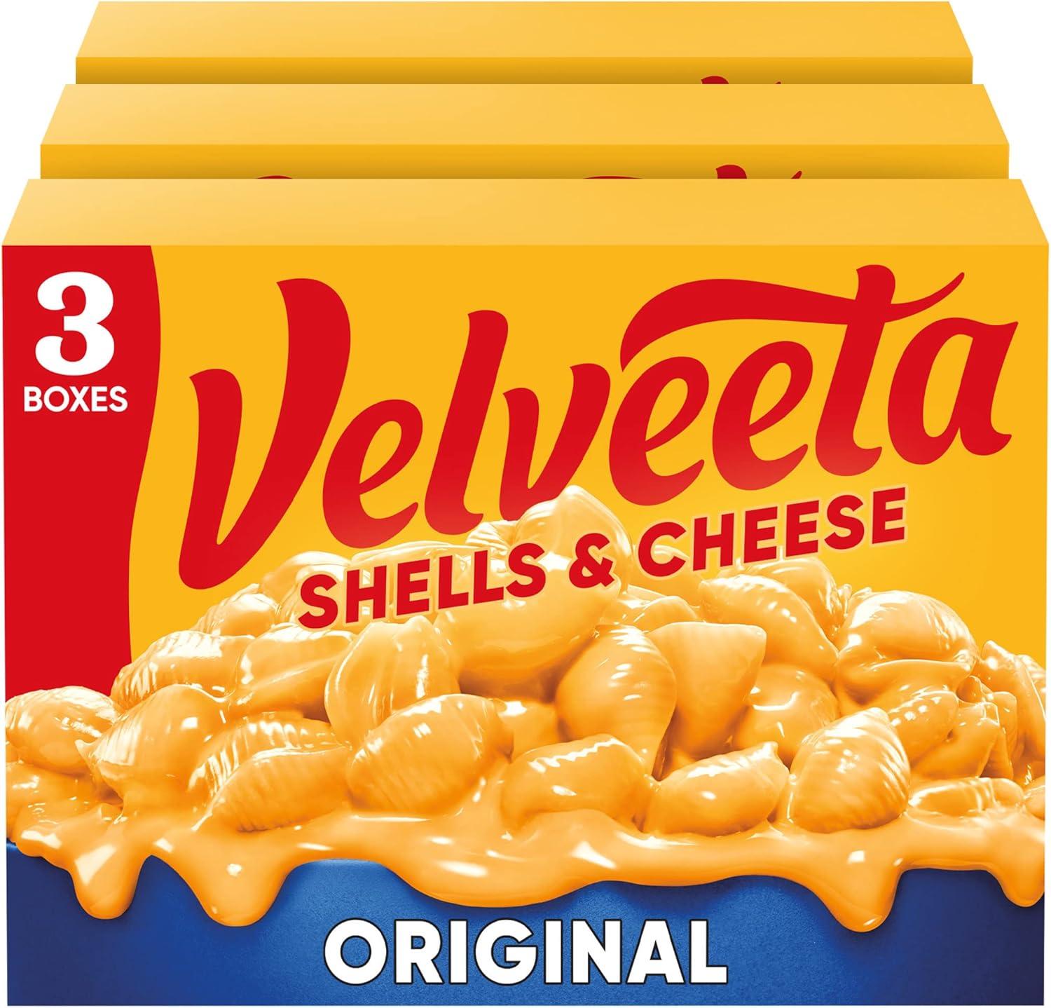 Velveeta Shells & Cheese Original Mac and Cheese Dinner - 36oz/3ct