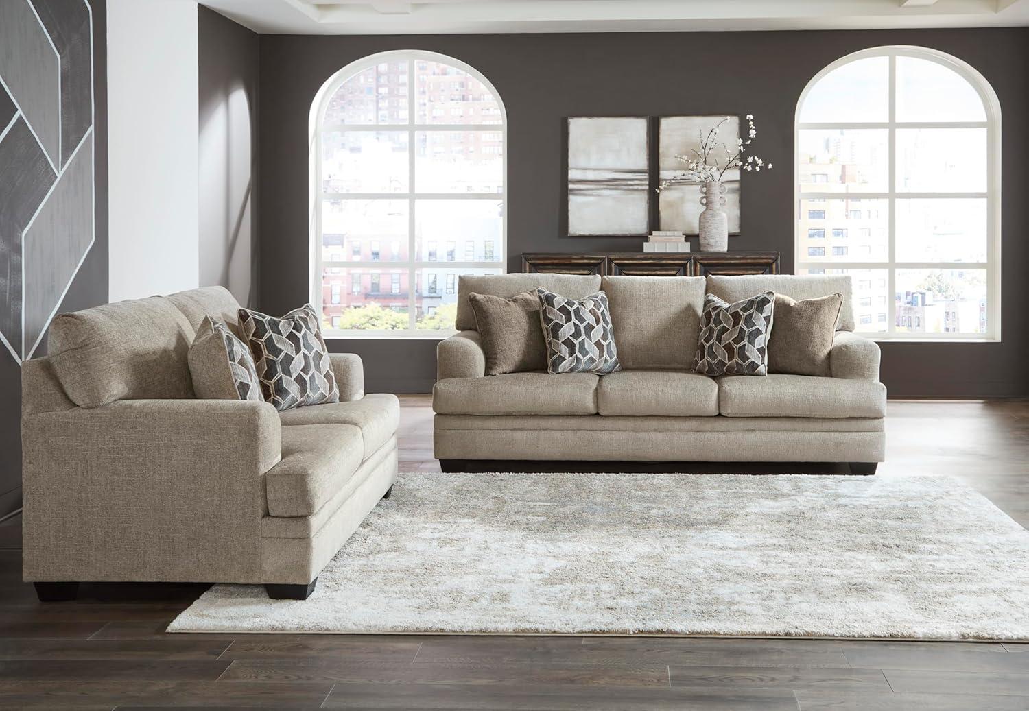 Signature Design by Ashley Stonemeade Taupe Queen Sofa Sleeper