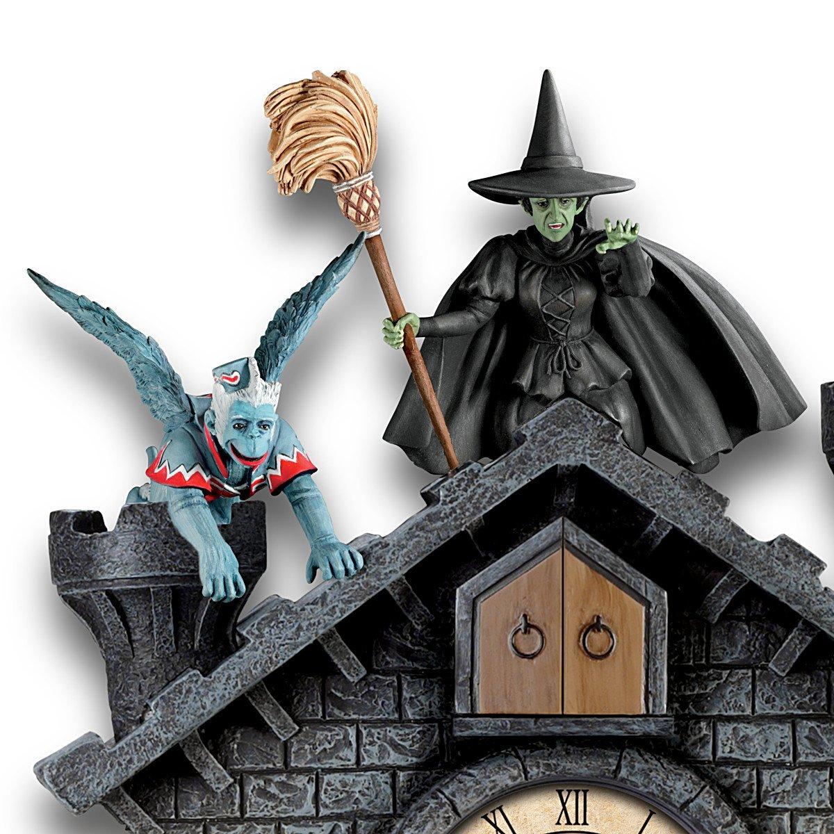 Bradford Exchange Wizard of Oz Wall Clock With Lights Motion & Sound LTD Edition
