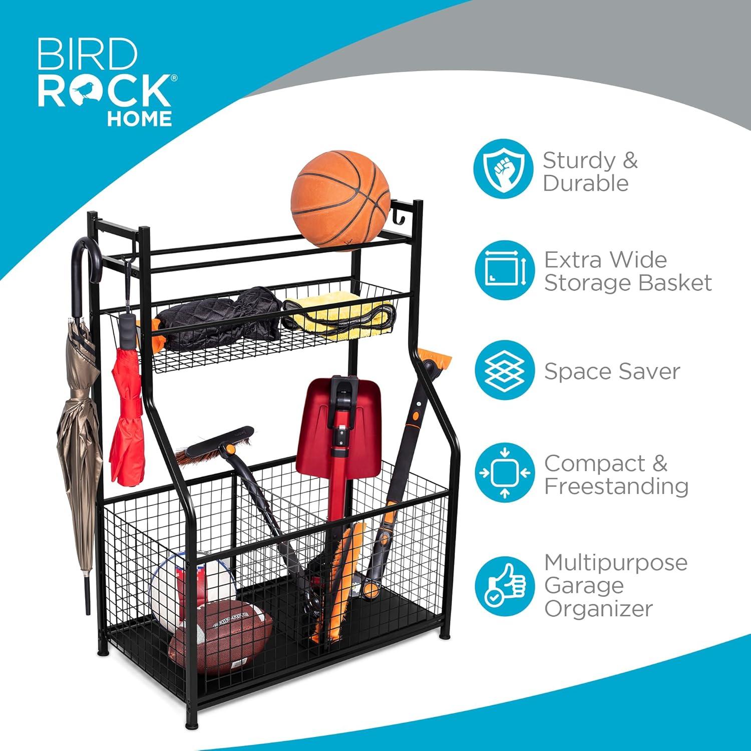 BirdRock Home 11439 Metal Freestanding Multi-Use Sports Rack
