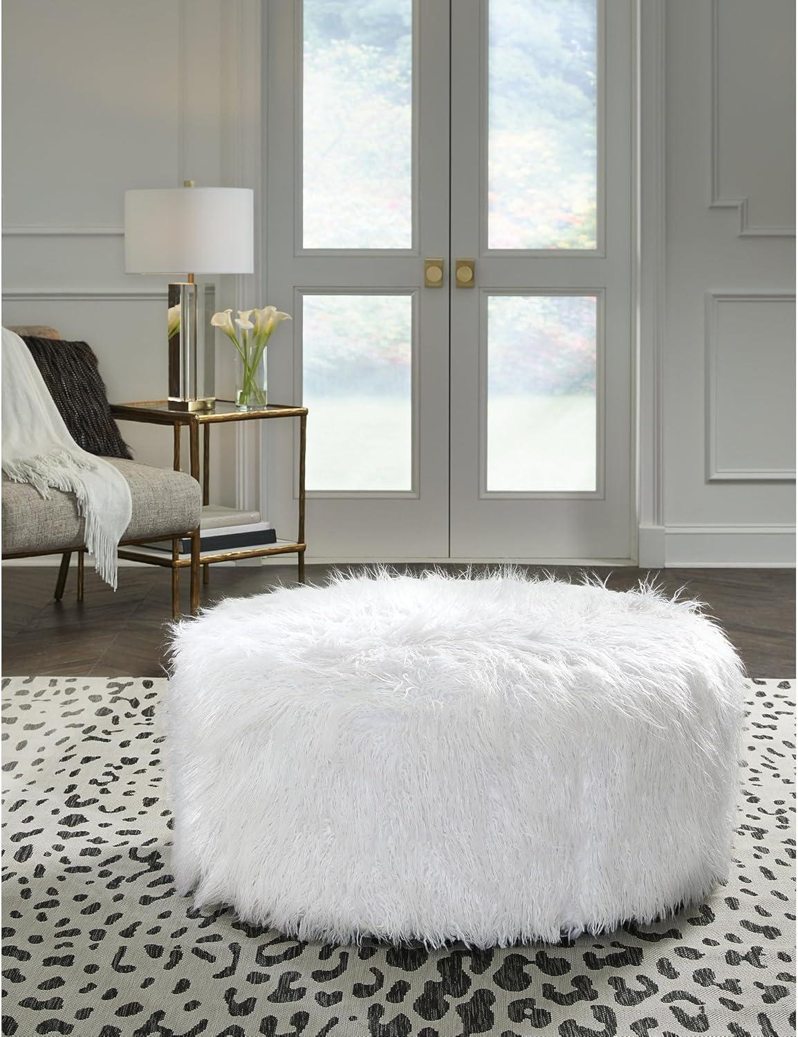 39'' Wide Round Standard Ottoman