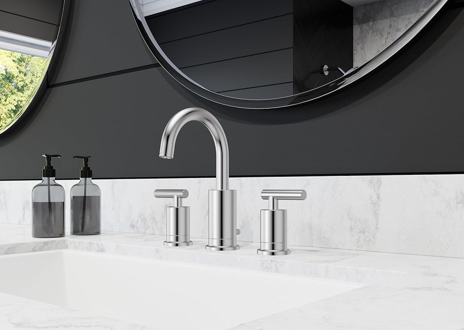 Contempra Elegance Polished Chrome Double Handle Bathroom Faucet