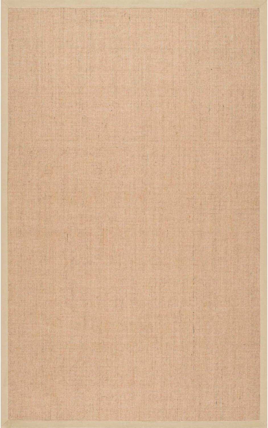 Orsay Machine Woven Jute Beige 6 ft. x 9 ft. Area Rug