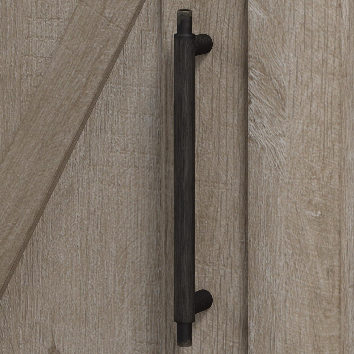 Key West Accent Cabinet with Doors in Washed Gray - Engineered Wood