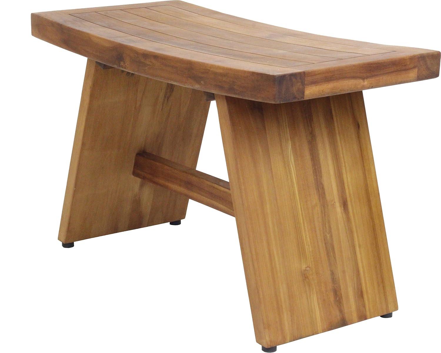 Aqua Teak Asia 29.5'' W Teak Shower Bench