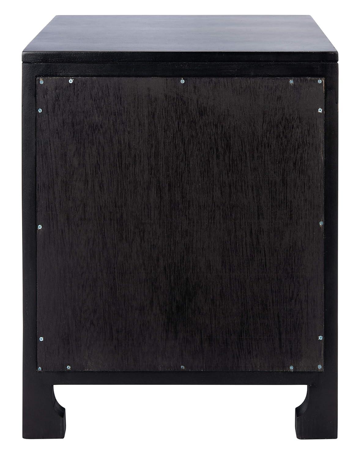 Miya 1 Drawer Nightstand - NST5012 - Black/Natural - Safavieh