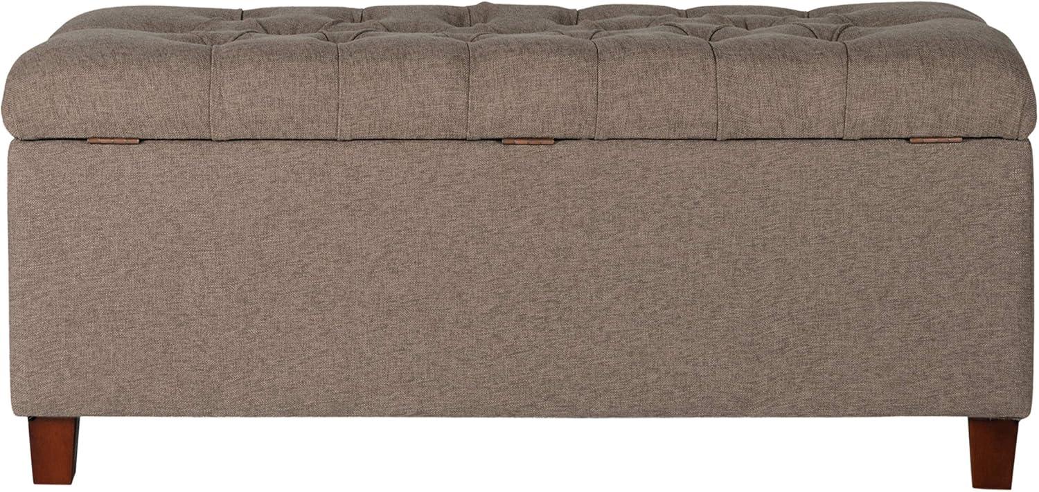 HomePop Ainsley Button Tufted Storage Bench, Multiple Colors