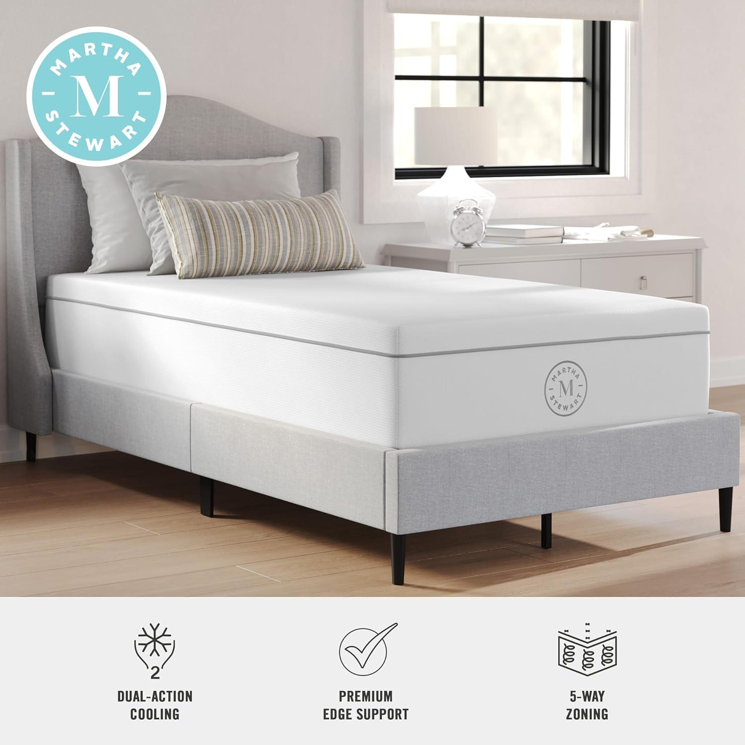 Martha Stewart SleepComplete Firm Support Pocket Spring And Foam Hybrid Cooling Mattress