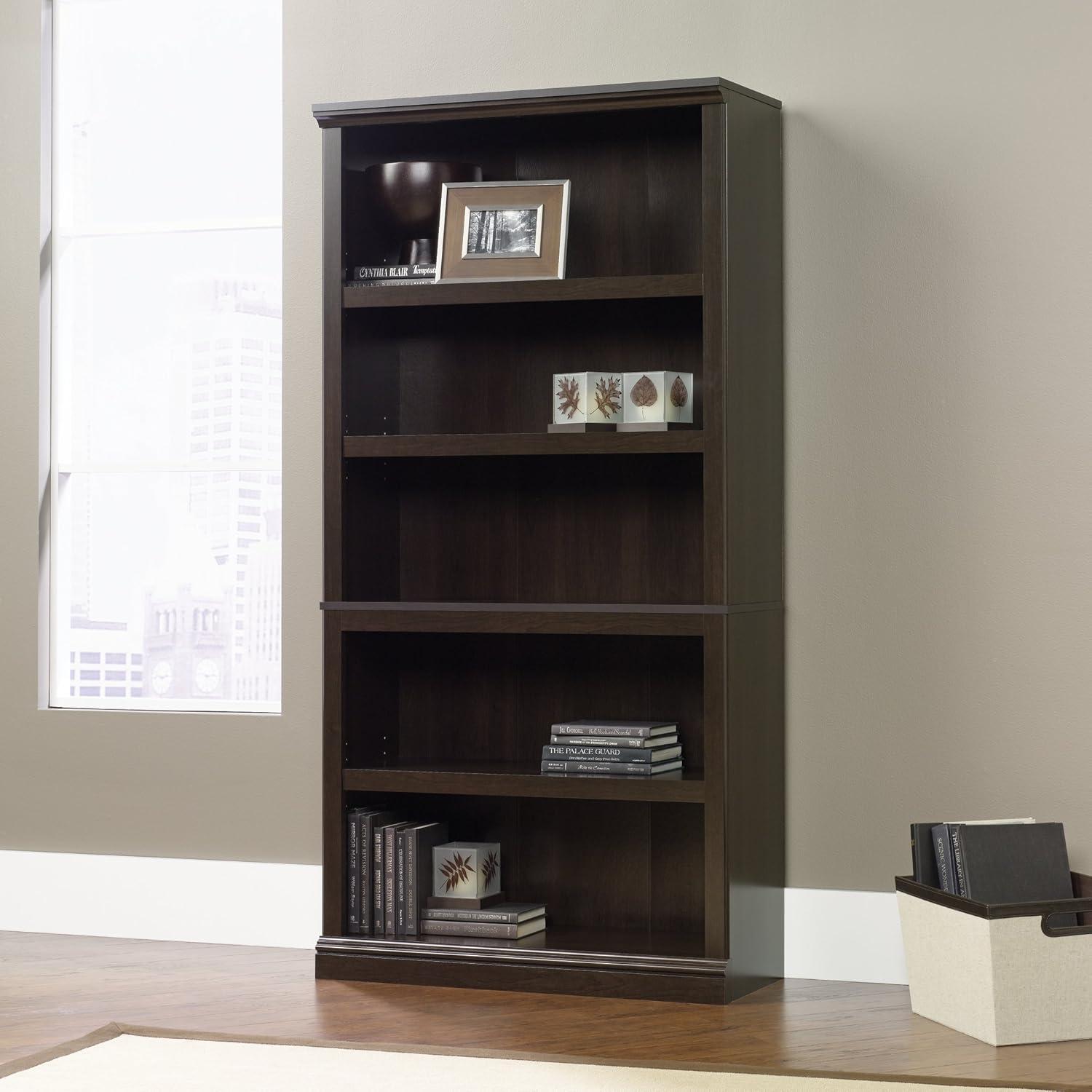 69.764" Decorative Bookshelf Chestnut - Sauder