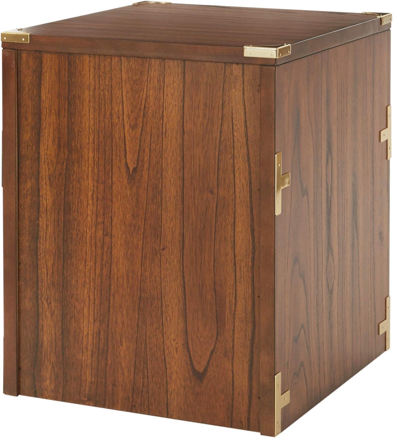 Wellington 2 Drawer File Cabinet in Toasted Brown Wheat Fully Assembled