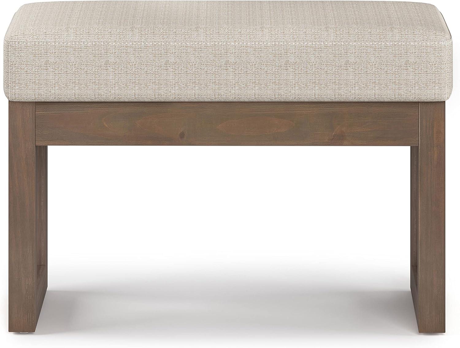 Milltown Small Ottoman Bench in Tweed