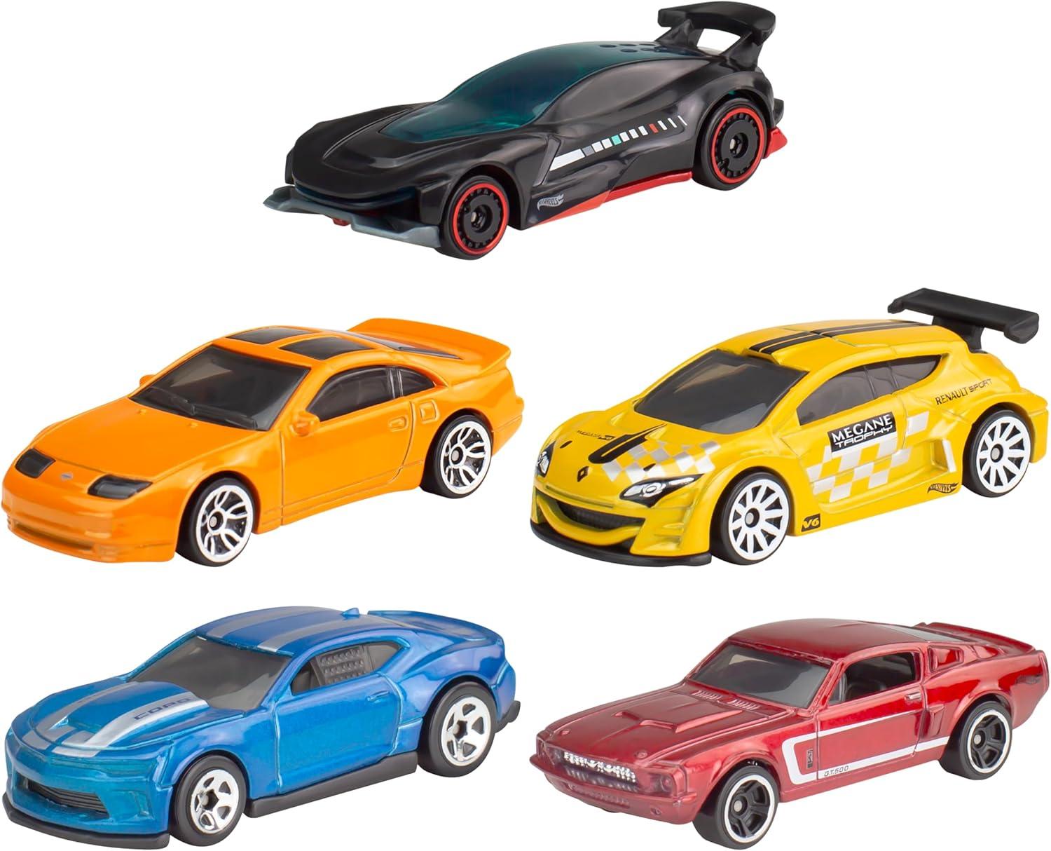 Hot Wheels Diecast  Cars -  5pk (Colors May Vary)
