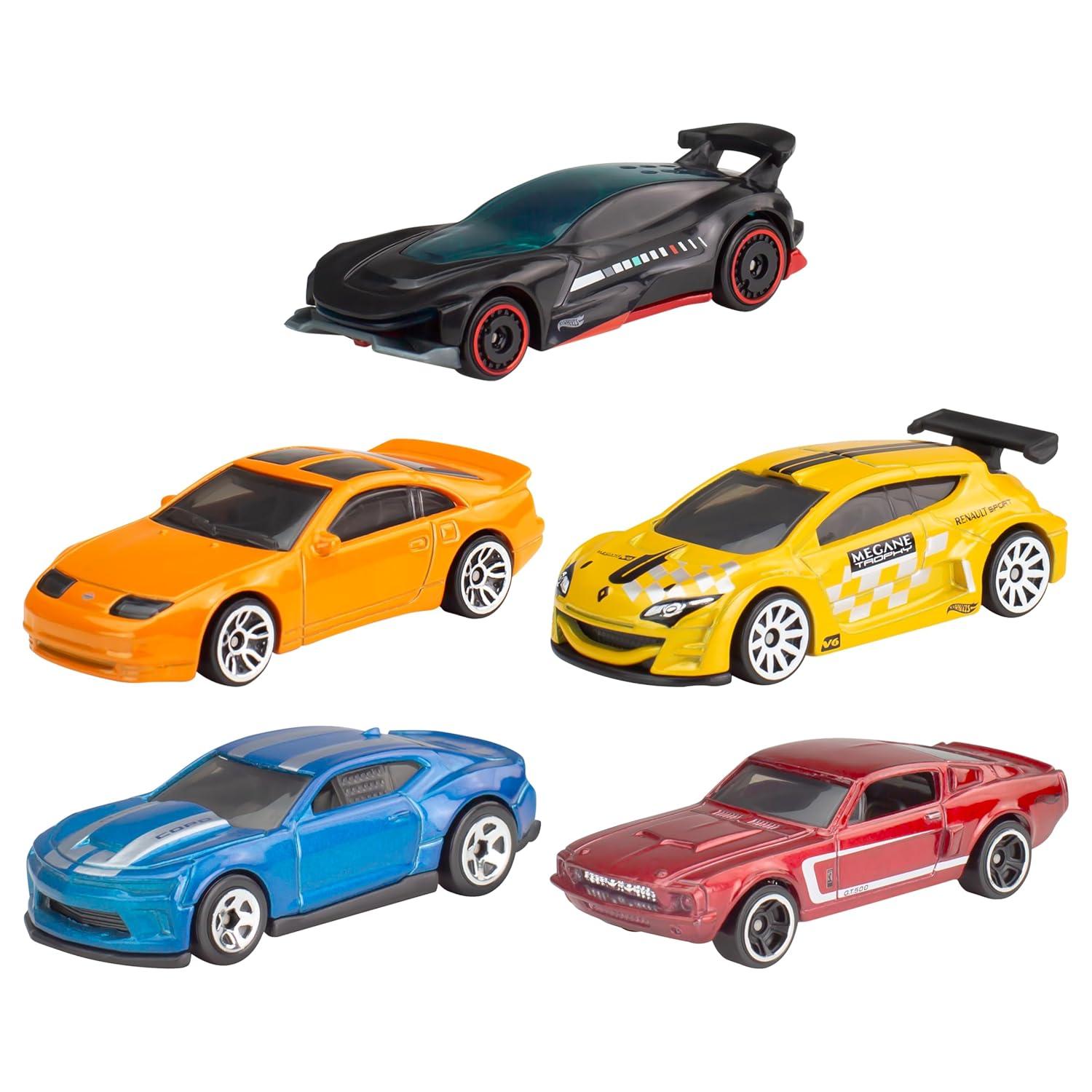 Hot Wheels Diecast  Cars -  5pk (Colors May Vary)