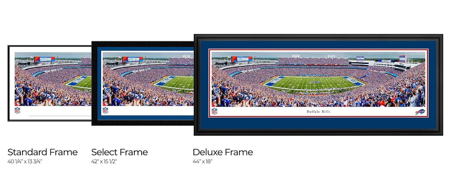 Pittsburgh Steelers Panoramic Framed Sports Poster with Single Mat