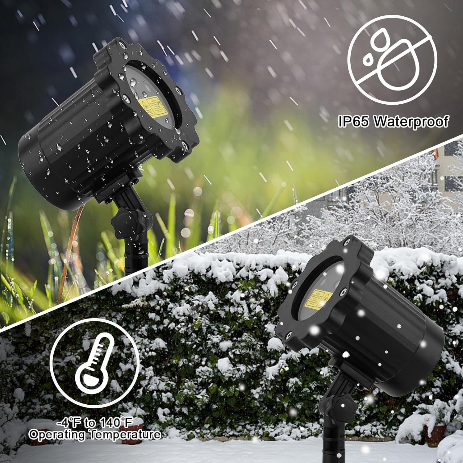 Outdoor Waterproof LED Halloween Laser Projector with Remote