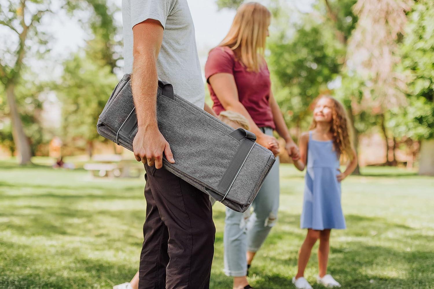 Picnic Time Collapsible 45qt Cooler - Heathered Gray