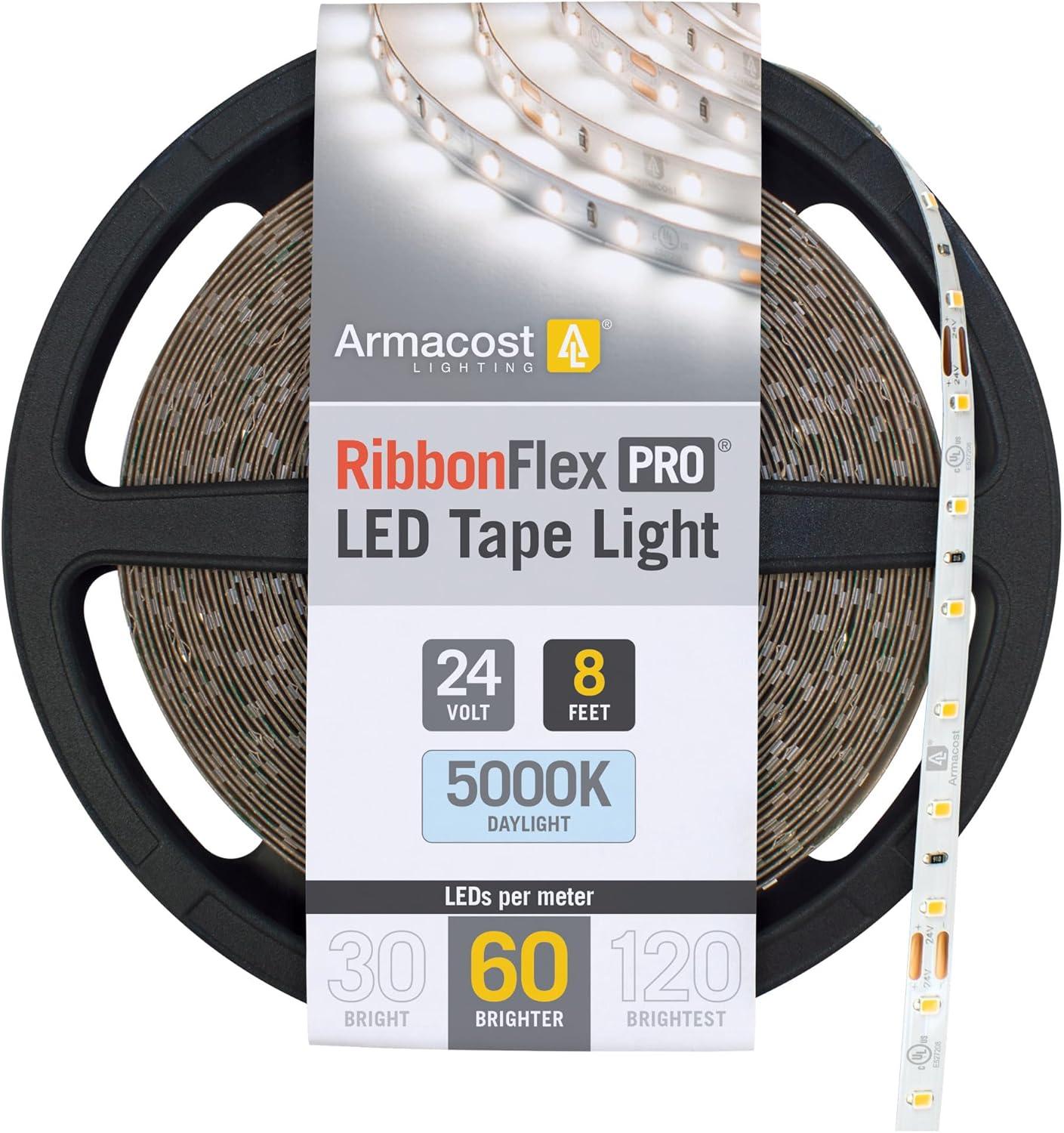 RibbonFlex Pro 8ft White LED Strip Light Tape