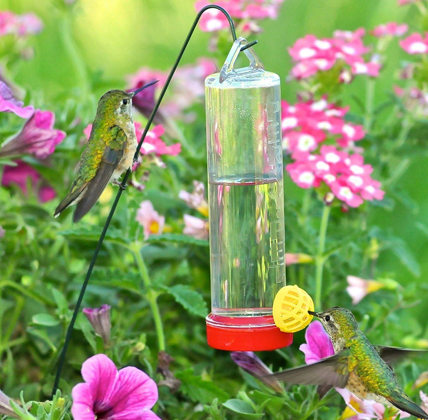 Perky-Pet Planter Box 3 oz Plastic Hummingbird Feeder with Hanging Rod