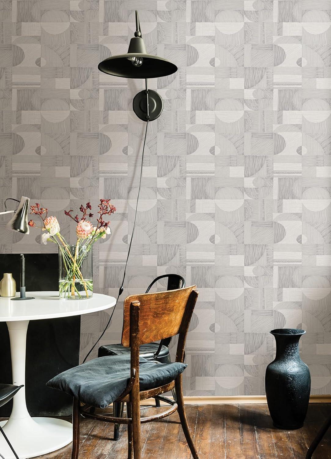 Aviara Peel & Stick Geometric Roll