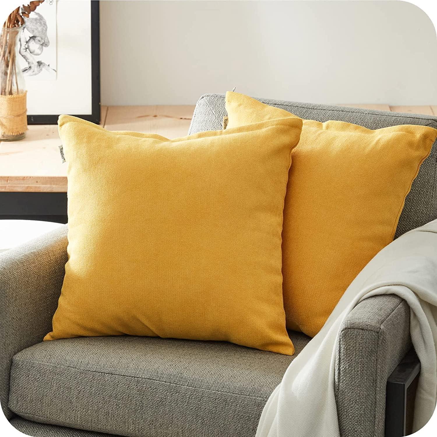 Square Chenille Pillow Cover (Set of 2)
