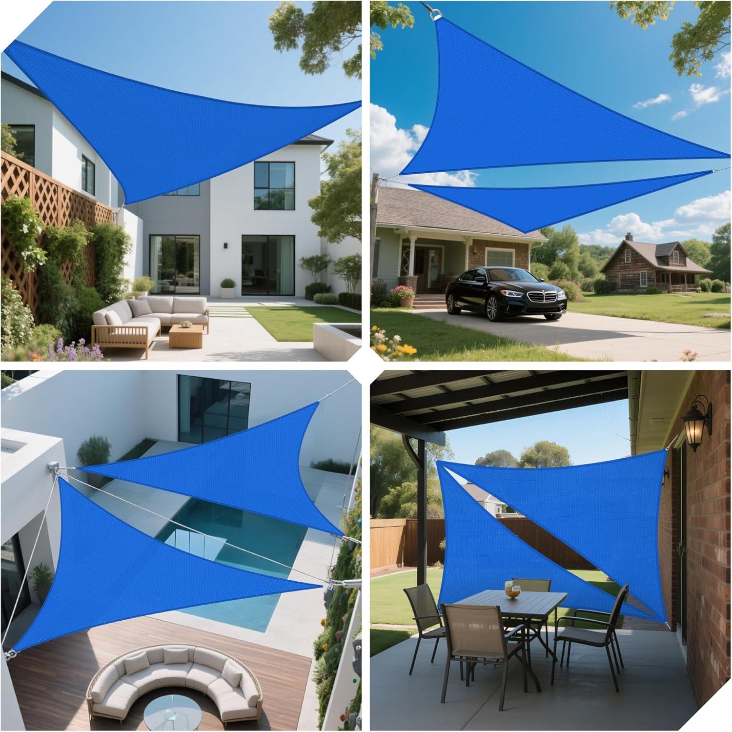 Royal Shade Royal Shade Triangle 200 GSM Sun Shade Sail