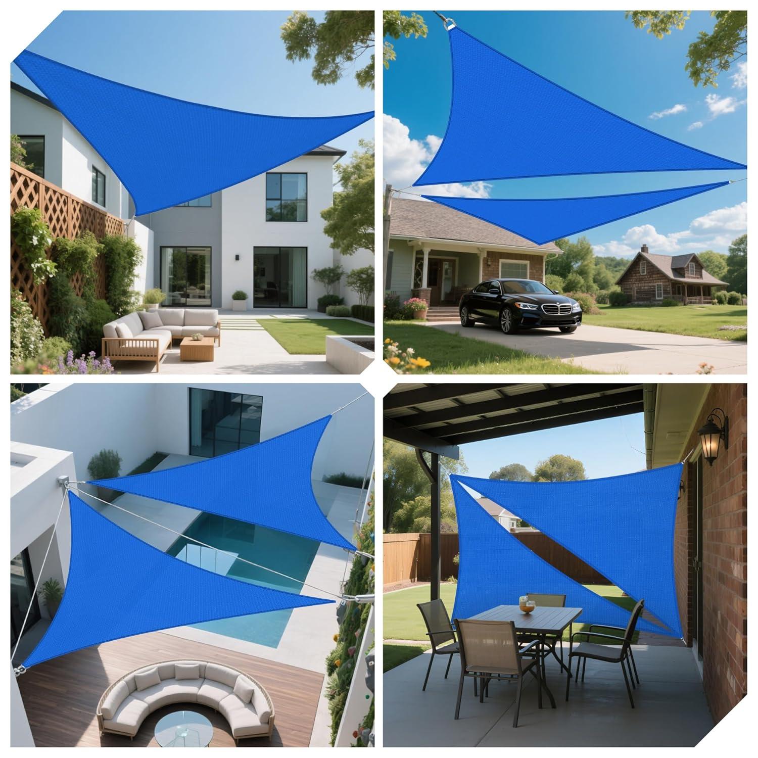 Royal Shade Royal Shade Triangle 200 GSM Sun Shade Sail