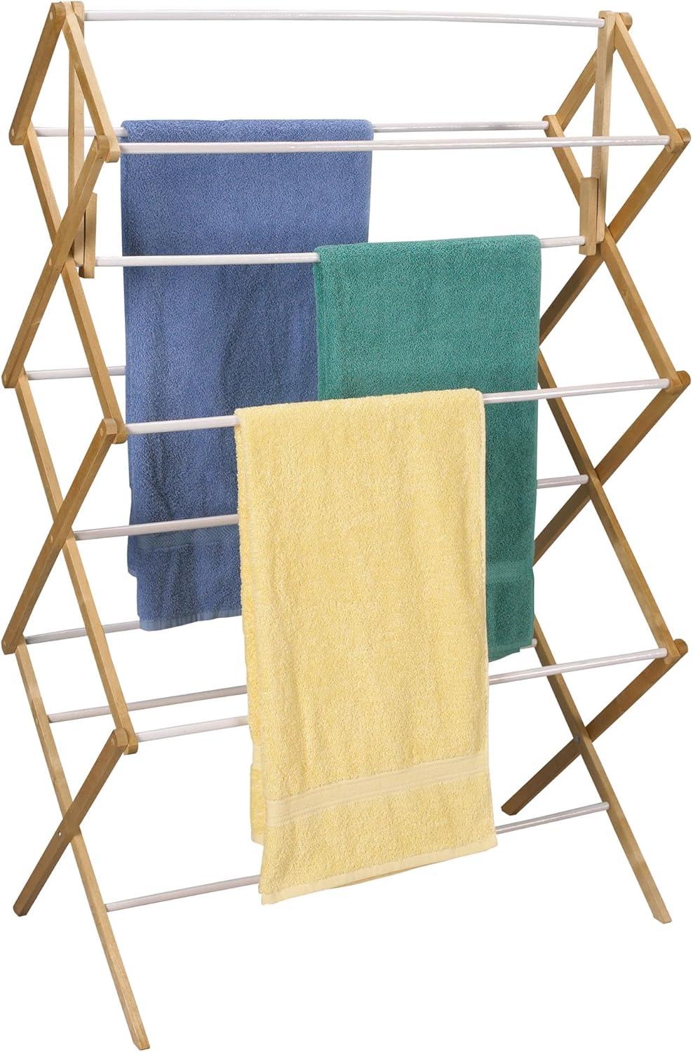 Household Essentials Mega Wood Drying Rack