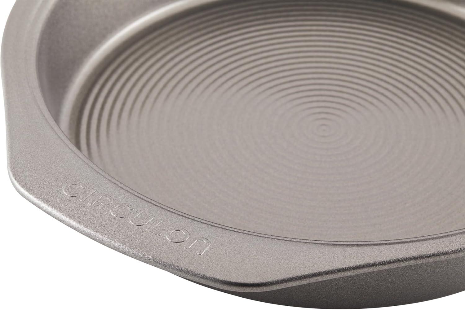 Circulon 9-Inch Gray Nonstick Round Aluminum Cake Pan