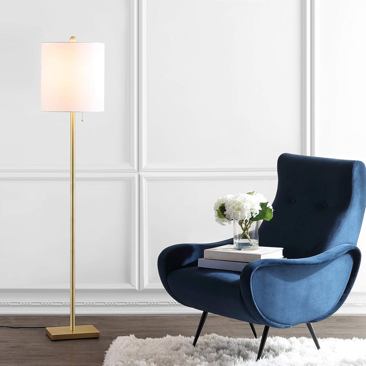 Octavius Floor Lamp - FLL4055 - Brass - Safavieh