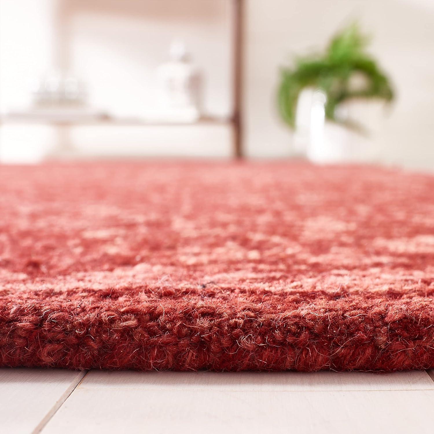 SAFAVIEH Dip Dye Felicia Floral Area Rug, Red, 3' x 5'