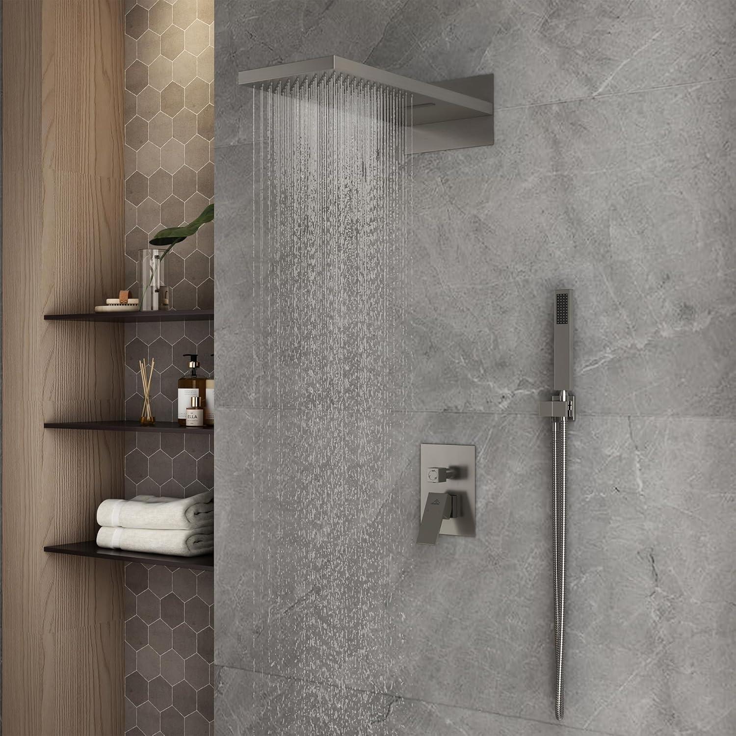 Cascade Bliss Luxury Complete Shower System with Rough-in Valve