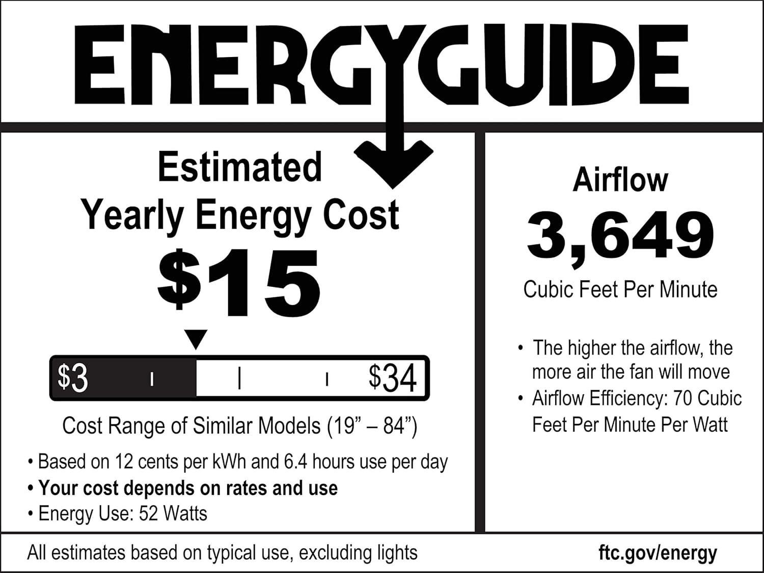 P2586-8130K-Progress Lighting-Glandon - Wide - Ceiling Fan - 1 Light - Handheld Remote in Transitional style - 60 Inches wide by 17.13 Inches