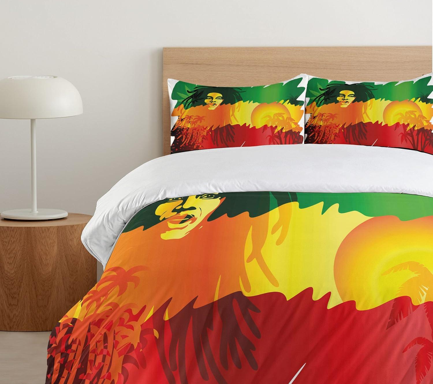 Rasta Modern & Contemporary Duvet Cover Set