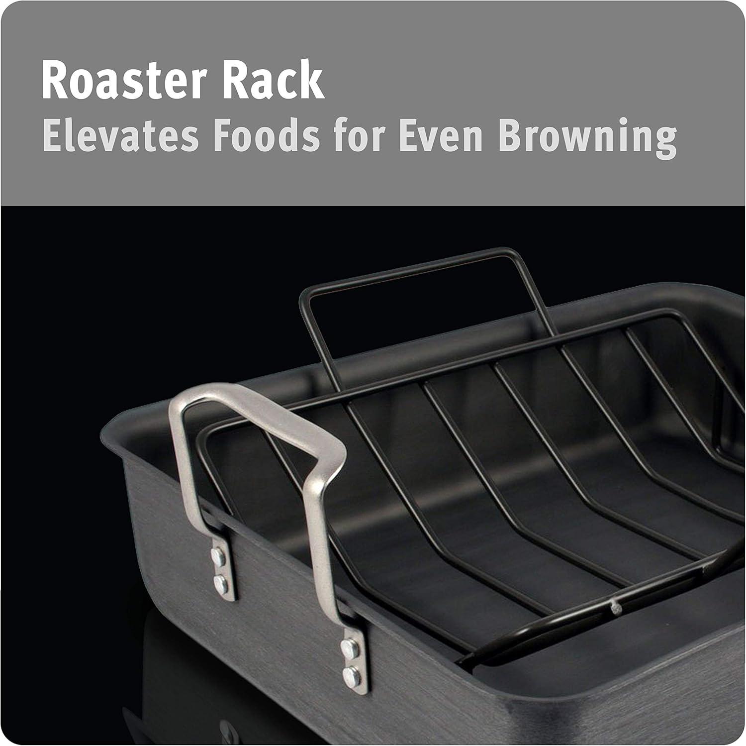 Calphalon Classic 16-Inch Roaster with Nonstick Rack