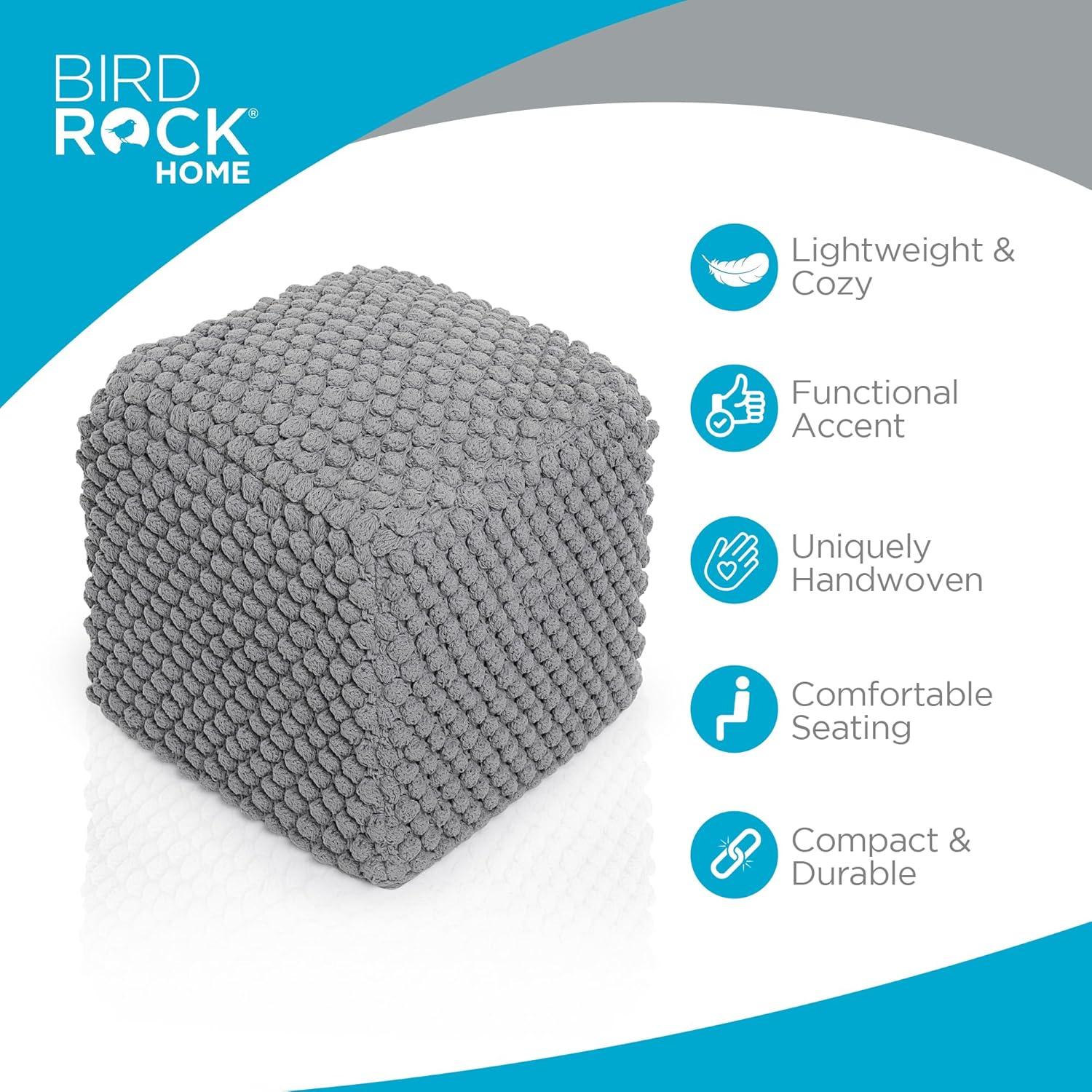 BirdRock Home Upholstered Pouf