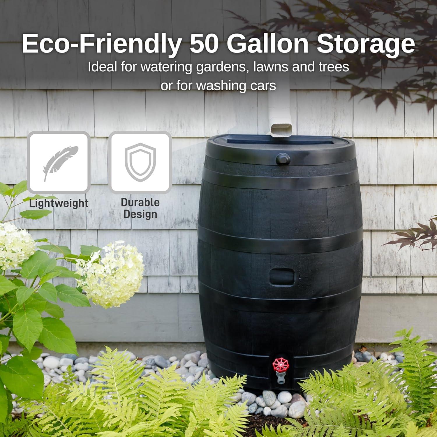 RTS Companies RTS Home Accents 50 Gallon Eco Rain Barrel