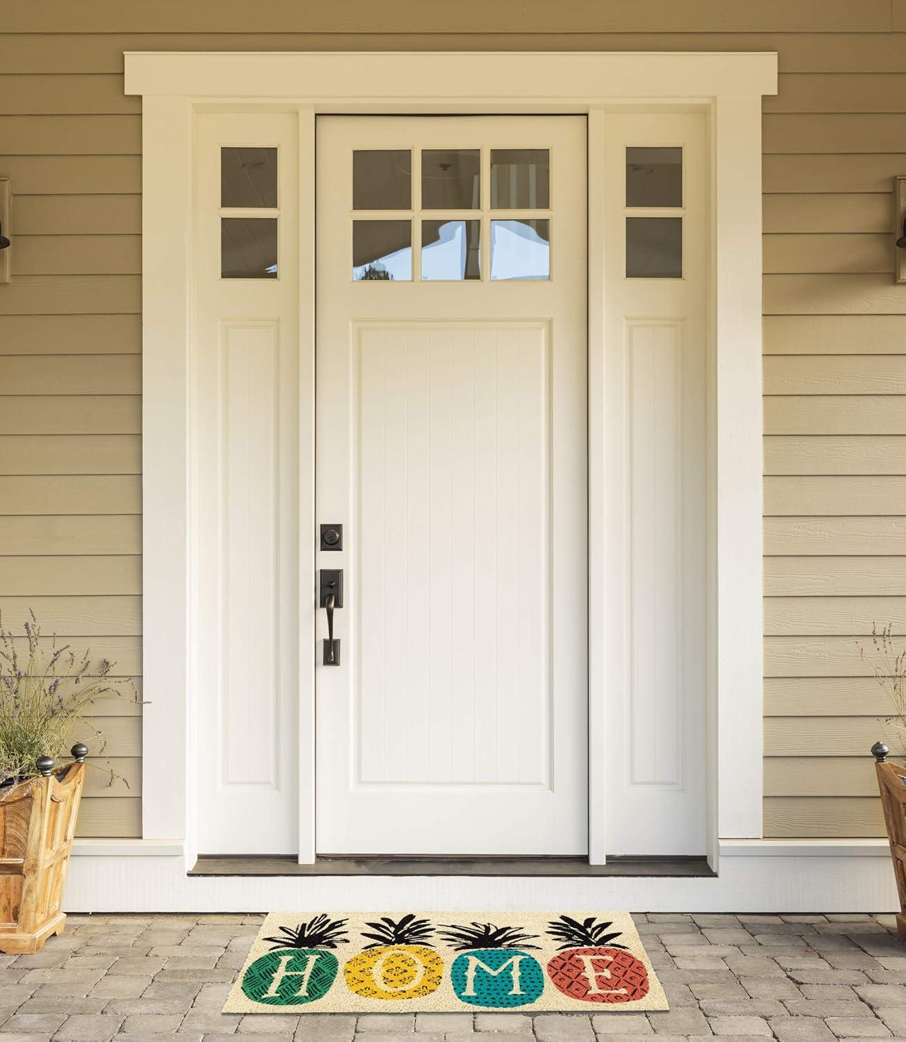 Pineapple Coir Outdoor Doormat, 18x30 Inches