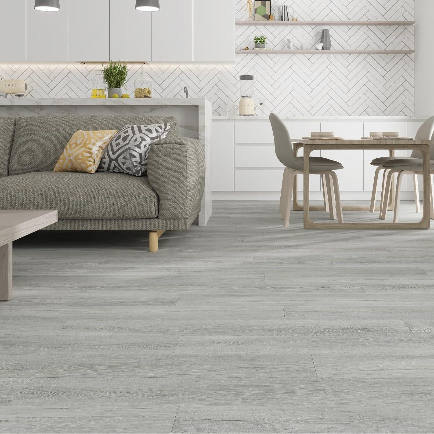 MaxCore Pro 20mil x 7.3" W x 48" L Click Lock Luxury Vinyl Plank Flooring