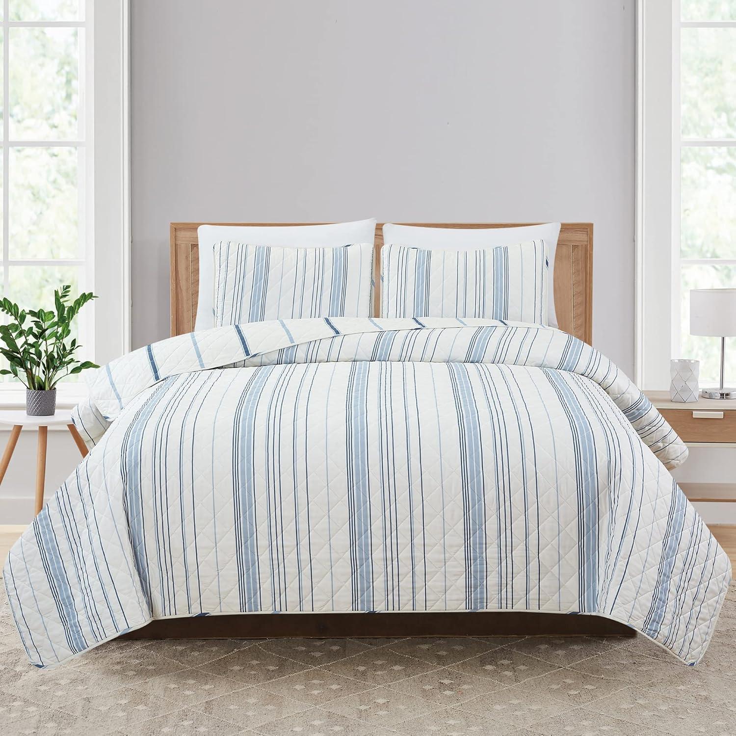 Market & Place Sofia No Striped Quilt Set