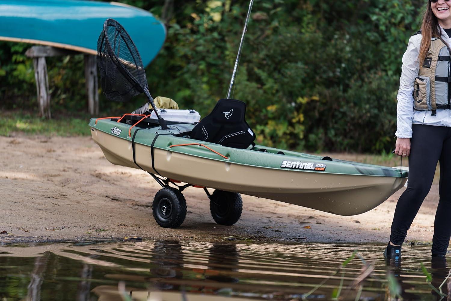 Pelican - Sentinel 100X - Angler Fishing Kayak - 10 ft - Fade Black Green